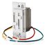 SureSlide Ceiling Fan Control and Dimmer Switch for LED, Halogen and Incandescent Bulbs (White), 66DF-10W