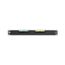 Universal Flat Patch Panel, Cat 6, 12-Port, 1RU with Cable Management Bar (Black), 69586-U12