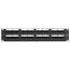 Universal Flat Patch Panel, Cat 6 ,48-Port, 2RU with Cable Management Bar (Black), 69586-U48