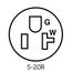 20 Amp Duplex Receptacle/Outlet, Hospital Grade, Tamper-Resistant, Self-Grounding (Red), 8300-SGR
