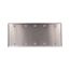 5-Gang Blank Device Wallplate, Standard Size, Non-Magnetic Stainless Steel