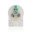Hospital Grade Straight Blade Plug, 20A, 250V, NEMA 6-20P (Black/White), 8415-CAT