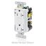 SmartlockPro Extra Heavy-Duty Industrial Grade Marked Controlled GFCI Receptacle/Outlet, 2P, 20A, NEMA 5-20R, White (125V), G5362-2TW
