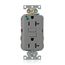 Self-test SmartlockPro GFCI Receptacle/Outlet, 20A, Gray (125V), GFNT2-HGG