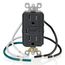 SmartLockPro Self-Test GFCI Combination 24W Type A/C USB Charger, NEMA 5-15R - Black (15A, 125V)