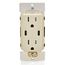 Decora Tamper-Resistant Combination Duplex Receptacle w/ 60W Dual Type C/C Power Delivery USB Charger, NEMA 5-15R - Light Almond (15A, 125V)