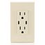 Decora Tamper-Resistant Combination Duplex Receptacle w/ 30W (6A) Dual Type C/C USB Charger, NEMA 5-15R - Light Almond (15A, 125V)