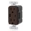 Decora Tamper-Resistant Outlet Duplex Receptacle w/ USB Type A & C Chargers, 15A, NEMA 5-15R - Brown (125V)