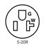 Decora Tamper-Resistant Combination Duplex Receptacle w/ 25W+ (5.1A) Dual Type A/C USB Charger, NEMA 5-20R - Gray (20A, 125V)