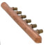 1" Copper Branch Manifold, 1/2" ProPEX Outlets, 6 Outlets (Lead Free Brass)