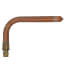 Copper Stub Ell, 3/4" PEX x 3/4" Copper, 4" x 8" (Lead Free Brass)