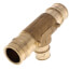 1" x 1" x 3/4" ProPEX Reducing Tee (Lead Free Brass)
