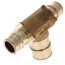3/4" x 3/4" x 1" ProPEX Reducing Tee (Lead Free Brass)