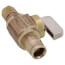 1/2" x 1/4" ProPEX Brass Ice Maker Box Valve, Straight (Lead Free Brass)