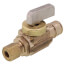 1/2" x 1/4" ProPEX Brass Ice Maker Box Valve, Straight (Lead Free Brass)