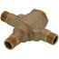 3/8" Compression Under Counter Thermostatic Mixing Valve, Rough Bronze (Lead Free)