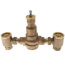 3/4" HydroGuard XP Supply Fixture, Rough Bronze (90°-160°F)