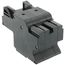 3 AWG - 300 MCM Plug-On Feed Through Lug Accessory, 22kA/10kA (Black)