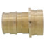 2-1/2" PEX x 2-1/2" IPS Groove Fitting Adapter (Lead Free Brass)