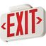 Basics EXRG Switchable Red/Green LED Exit Sign, 120/277V (White), EXRGELM6
