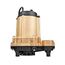 6EC-CBM 1/3 HP Bronze, Sump & Light Effluent Pump, Manual Operation, 20' Cord