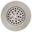 Type 304 Stainless Steel Body w/ Perforated 3" Grid Strainer, Stainless Steel Tailpiece, LK18B