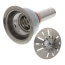 Stainless Steel Body and Conical Strainer Basket w/ Flex Stem and Rubber Stopper, LK35