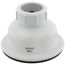 Polymer Drain Fitting with Removable Basket Strainer and Rubber Stopper Black, LKQS35BK