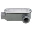 1/2" Threaded LL Type Rigid Conduit Body with Cover - Aluminum