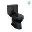 MS454124CEF#51 Drake II 2-Piece Elongated 1.28 GPF Universal Height Toilet w/ SS124 Softclose Seat, Washlet+ Ready (Ebony)