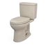 MS454124CUFG#03 Drake II 2-Piece Elongated 1.0 GPF Universal Height Toilet w/ CEFIONTECT & SS124 Softclose Seat, Washlet+ Ready (Bone)