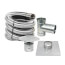 30' x 5.5" Stainless Steel Single Wall Chimney Lining Kit