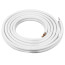 1/4" LL x 1/2" SL Mini Split Refrigerant Line Set w/ Flare Nuts, 3/8" Insulation (25 Ft.)