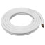 1/4" LL x 3/8" SL Mini Split Refrigerant Line Set w/ Flare Nuts, 1/2" Insulation (15 Ft.)