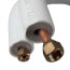 1/4" LL x 1/2" SL Mini Split Refrigerant Line Set w/ Flare Nuts, 1/2" Insulation (30 Ft.)