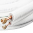 1/4" LL x 1/2" SL Mini Split Refrigerant Line Set w/ Flare Nuts, 1/2" Insulation (50 Ft.)