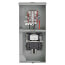 8 Circuit, 8 Space Overhead Ringless Meter Main Combo Breaker w/ Lever Bypass, 5th Jaw (150A)