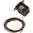 Pneumatic Temperature Sensor, Liquid-filled, 18-1/2 ft (0 to 200 F)