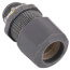 1/2" Low-Profile Strain Relief Non-Metallic Cord Connector (Cord Range: .385-.600)