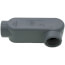 1" Threaded LR Type Rigid Conduit Body with Cover & Gasket - Aluminum
