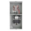 8 Circuit, 8 Space Overhead Ringless Meter Main Combo Breaker w/ Lever Bypass, 5th Jaw (150A)