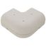 3" 90-Degree Flat Elbow Bend (White)