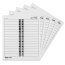 30-Space Load Center Circuit Identification Sticker Pack for Standard Doors (5 per Pack)
