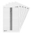 42-Space Load Center Circuit Identification Sticker Pack for Standard Doors (5 per Pack)