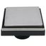 5 "x 5" LT5 Tile Drain Strainer, 2" Throat (Satin Stainless Steel)