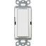 Claro 120vac/600w Single Pole Rocker Switch (White)