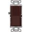 Claro 3-way Rocker Switch 15a (Brown)
