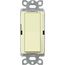 Claro 4-way Rocker Switch 15a (Almond)