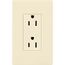 Claro 15a Duplex Receptacle (Almond)