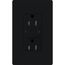 Claro 15a GFCI Self Testing Receptacle (Black)